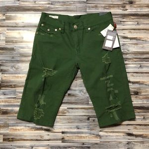 💥HP💥 TRUE RELIGION ARMY GREEN SHORTS 32